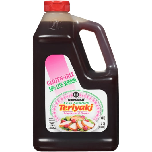 Kikkoman 50% Low Sodium Gluten Free Teriyaki Sauce, 6 x 0.5 GA Case - DOT product image 2