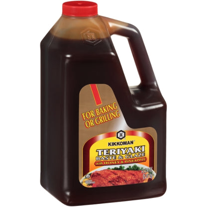 Kikkoman Teriyaki Baste & Glaze Honey & Pineapple Sauce, 6 x 5 lb Case - Condiments & Sauces