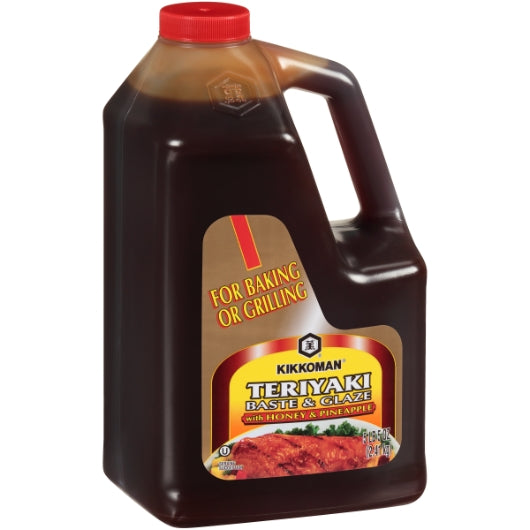 Kikkoman Teriyaki Baste & Glaze Honey & Pineapple Sauce, 6 x 5 lb Case - Condiments & Sauces