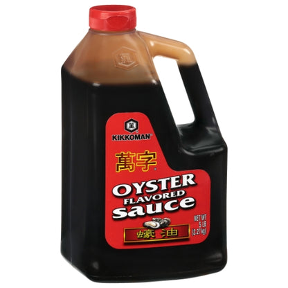 Kikkoman Red Oyster Flavored Sauce, 6 x 5 lb Case - Condiments & Sauces