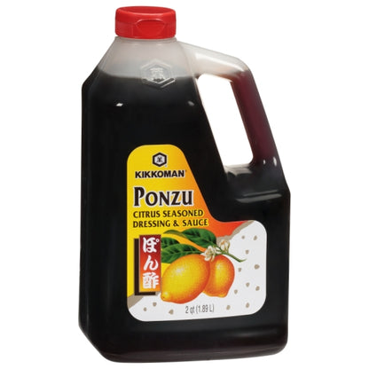Kikkoman Ponzu Sauce Bottle, 6 x 1.89 LT Case - Condiments & Sauces