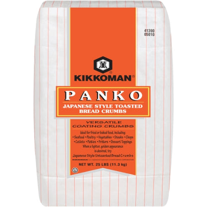 Kikkoman Toasted Panko Japanese Style Bread Crumbs, 1 x 25 lb Case - DOT product image 2