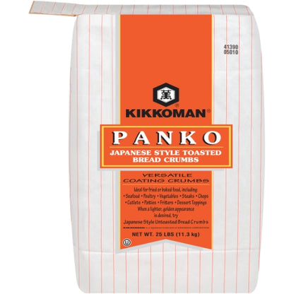 Kikkoman Toasted Panko Japanese Style Bread Crumbs, 1 x 25 lb Case - DOT product image 5