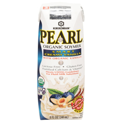 Pearl Smart Creamy Vanilla Soymilk, 24 x 8 fl oz Case - DOT product image 3