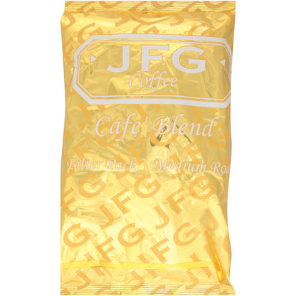 JFG Round Filterpack Coffee Cafe Blend, 42 x 1.5 oz Case - Coffee & Tea