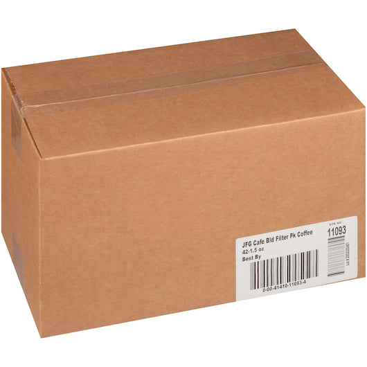 JFG ROUND FILTERPACK COFFEE CAFE BLEND, 42 x 1.5 oz Case - DOT product image 2