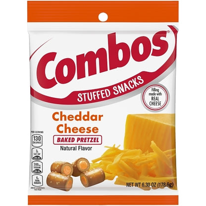 Combos Cheddar Cheese Pretzel Combo Snack, 12 x 6.3 oz Case - DOT product image 2