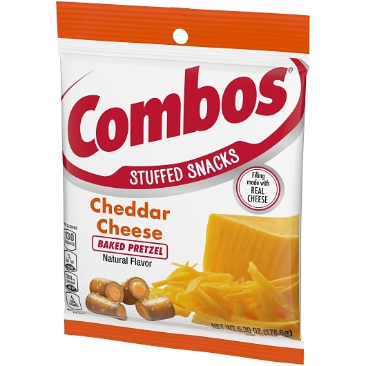 Combos Cheddar Cheese Pretzel Combo Snack, 12 x 6.3 oz Case - DOT product image 6