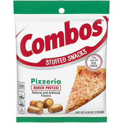 Combos Pizza Pretzel Combo Snack, 12 x 6.3 oz Case - Crackers & Grahams