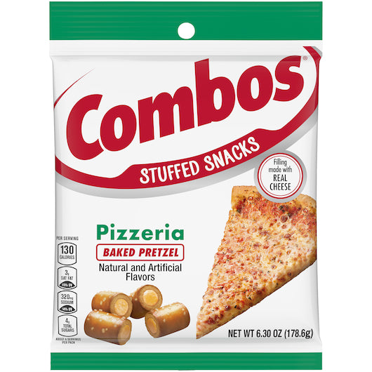 Combos Pizza Pretzel Combo Snack, 12 x 6.3 oz Case - DOT product image 2
