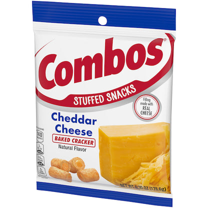 Combos Cheddar Cheese Cracker Combo Snack, 12 x 6.3 oz Case - DOT product image 7