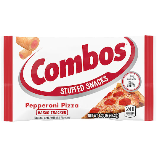 Combos Pepperoni Pizza Cracker Combo Singles, 12 x 18 x 1.7 oz Case - DOT product image 3