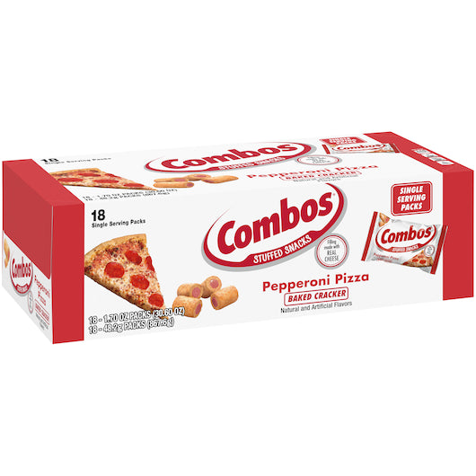 Combos Pepperoni Pizza Cracker Combo Singles, 12 x 18 x 1.7 oz Case - DOT product image 8