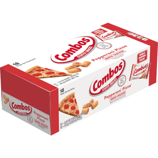 Combos Pepperoni Pizza Cracker Combo Singles, 12 x 18 x 1.7 oz Case - DOT product image 4