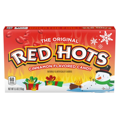 Red Hots Red Hot Original Theatre Box, 12 x 5.5 oz Case - Candy & Confections