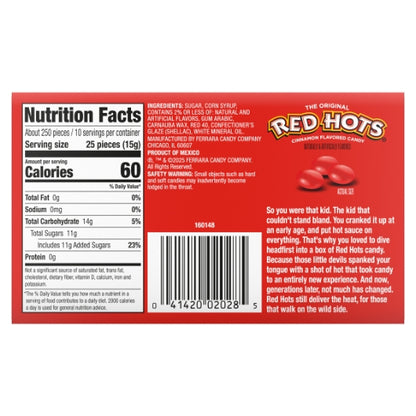Red Hots Red Hot Original Theatre Box, 12 x 5.5 oz Case - DOT product image 7