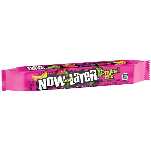 Now and Later Original Mix Bar Gummy Candy, 12 x 24 x 2.44 oz Case - DOT product image 5