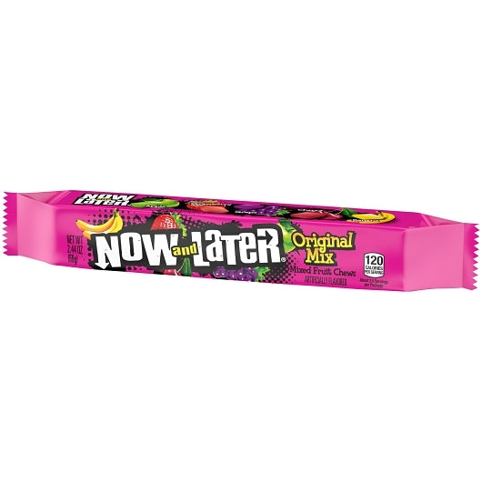 Now and Later Original Mix Bar Gummy Candy, 12 x 24 x 2.44 oz Case - DOT product image 8