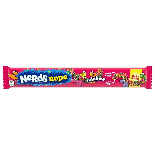 Nerds Rainbow Rope, 12 x 24 x 0.92 oz Case - Candy & Confections