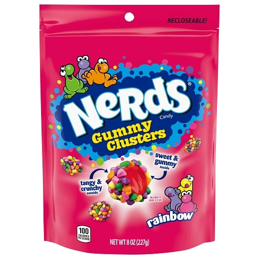 Nerds Clusters Doy Gummy Candy, 6 x 8.001 oz Case - Candy & Confections