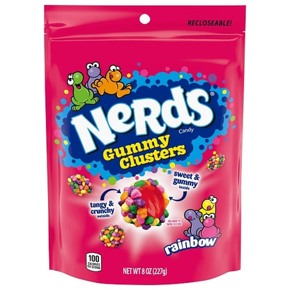 Nerds Clusters Doy Gummy Candy, 6 x 8.001 oz Case - Candy & Confections
