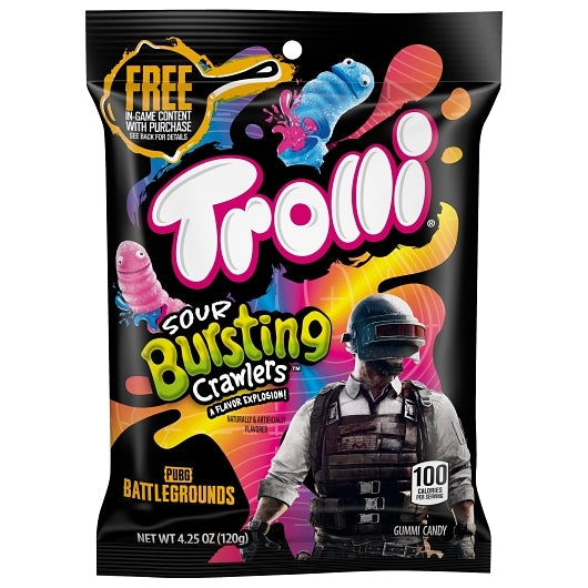 Trolli Bursting Crawlers, 12 x 4.25 oz Case - Candy & Confections