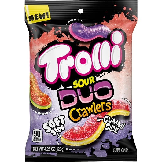 Trolli Flipside Duo Crawlers Gummy Candy Peg Bag, 12 x 4.25 oz Case - Candy & Confections - image 2