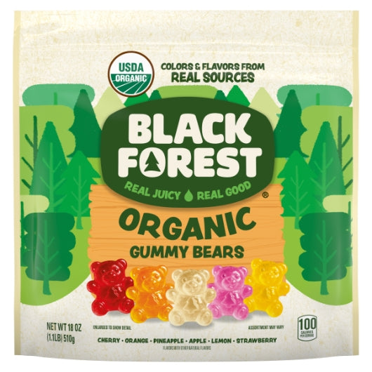 Black Forest Organic Gummy Forest Friends Stand Up Bag, 6 x 18.001 oz Case - Disposables - image 2
