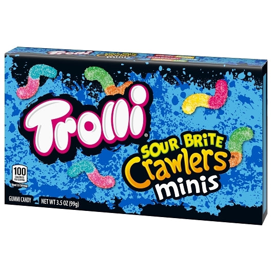 Trolli Sour Brite Crawlers Theater box, 12 x 3.5 oz Case - Alternate product angle or state