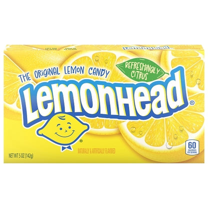 Lemonhead Hard Candy Theater Box, 12 x 5 oz Case - Candy & Confections