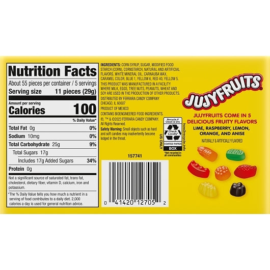 JUJYFRUITS Gummy Candy Theater Box, 12 x 5 oz Case - DOT product image 8