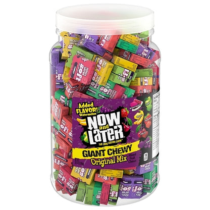 Now and Later Giant Soft Chews, 6 x 38.1 oz Case - Candy & Confections