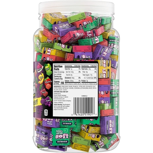Now and Later Giant Soft Chews, 6 x 38.1 oz Case - DOT product image 5