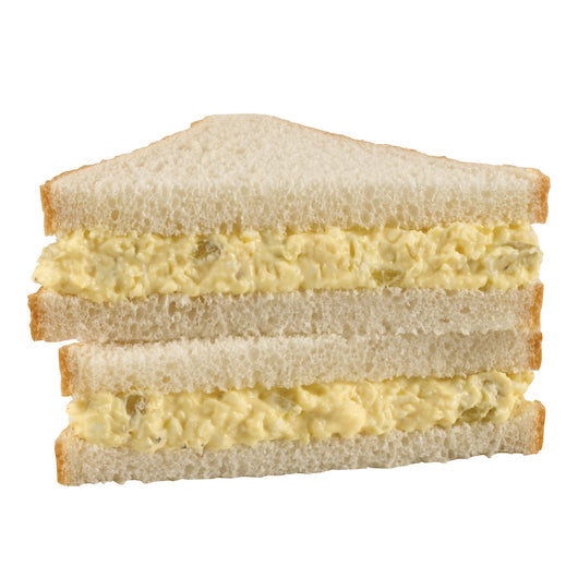 Deli Express Individually Wrapped Egg Salad On Homestyle White Bread Sandwich Wedge, 10 x 4.8 oz Case - DOT product image 3