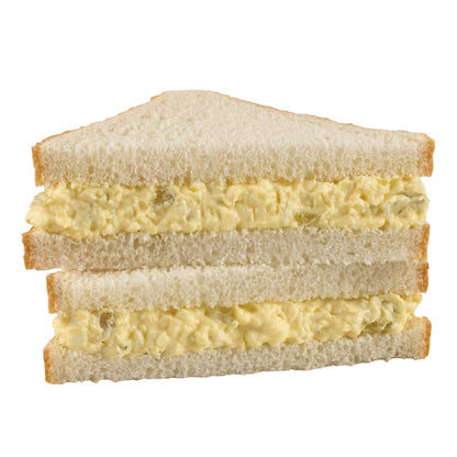 Deli Express Individually Wrapped Egg Salad On Homestyle White Bread Sandwich Wedge, 10 x 4.8 oz Case - DOT product image 3