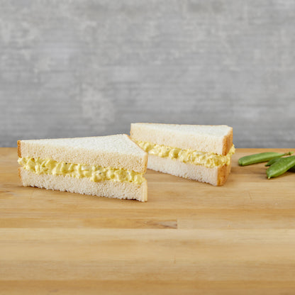 Deli Express Individually Wrapped Egg Salad On Homestyle White Bread Sandwich Wedge, 10 x 4.8 oz Case - DOT product image 5