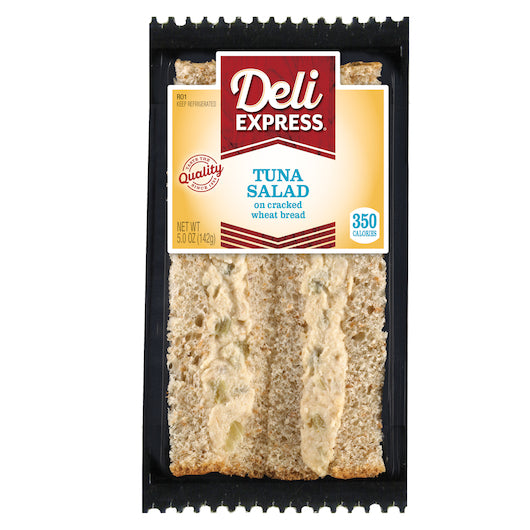 Deli Express Individually Wrapped Tuna Salad On Wheat Sandwich, 10 x 5 oz Case - DOT product image 8