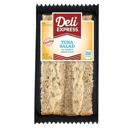 Deli Express Individually Wrapped Tuna Salad On Wheat Sandwich, 10 x 5 oz Case - DOT product image 8