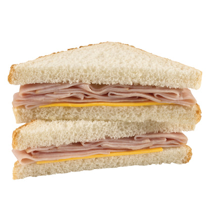 Deli Express Individually Wrapped Smoked Ham & Cheese Sandwich Wedge, 10 x 4.4 oz Case - DOT product image 2