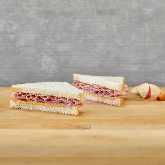Deli Express Individually Wrapped Smoked Ham & Cheese Sandwich Wedge, 10 x 4.4 oz Case - DOT product image 4