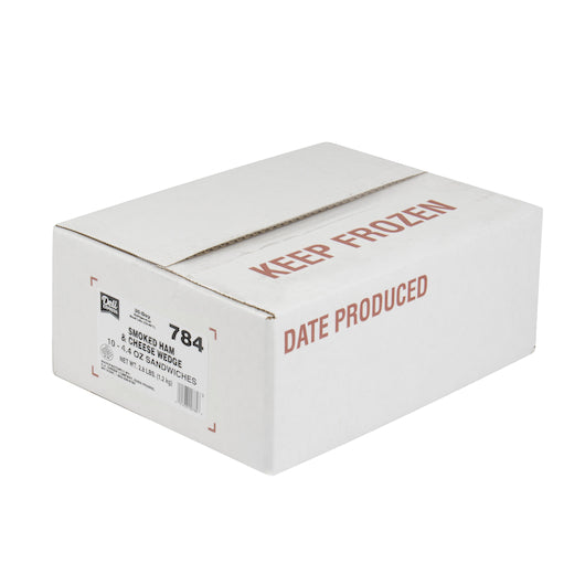 Deli Express Individually Wrapped Smoked Ham & Cheese Sandwich Wedge, 10 x 4.4 oz Case - DOT product image 6