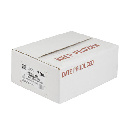 Deli Express Individually Wrapped Smoked Ham & Cheese Sandwich Wedge, 10 x 4.4 oz Case - DOT product image 6