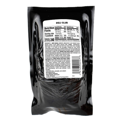 Deli Express Individually Wrapped Deli Club Sandwich Wedge, 10 x 4.4 oz Case - DOT product image 5