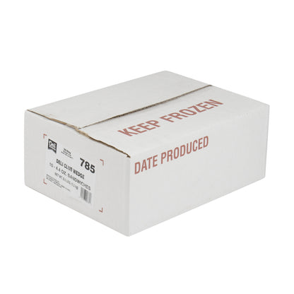 Deli Express Individually Wrapped Deli Club Sandwich Wedge, 10 x 4.4 oz Case - DOT product image 6