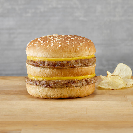 Deli Express Individually Wrapped Double Char-Broil Deluxe On Sesame Bunn, 8 x 6 oz Case - DOT product image 7