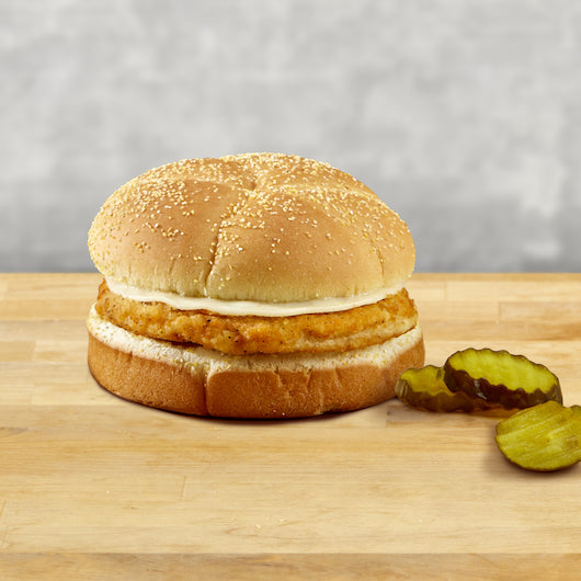 Deli Express Individually Wrapped Chicken & Swiss On Kaiser Bun Sandwich, 10 x 4.5 oz Case - DOT product image 4