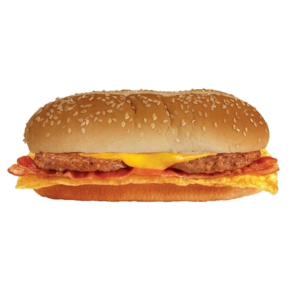 Deli Express Hot-To-Go Individually Wrapped Mega Omelet Egg, Sausage, Bacon, and Cheese Sandwich, 8 x 6.7 oz Case - DOT product image 3