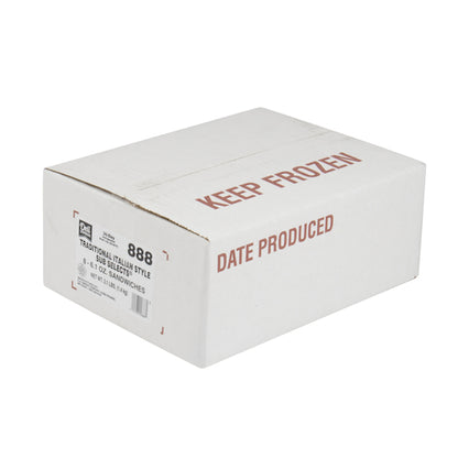 Deli Express Individually Wrapped Traditional Italian Style Sub, 8 x 6.1 oz Case - DOT product image 4