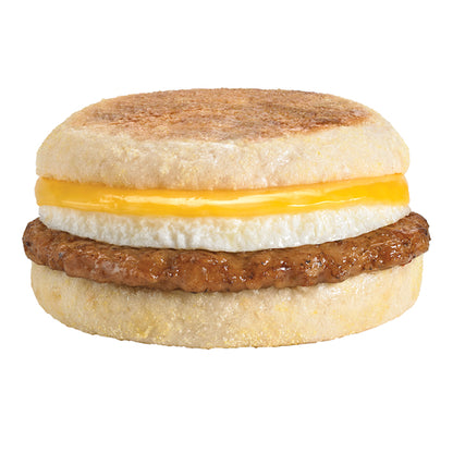 Deli Express Hot-To-Go Individually Wrapped Sausage, Egg & Cheese English Muffin, 12 x 5.1 oz Case - DOT product image 3