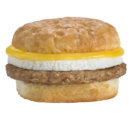 Deli Express Hot-To-Go Individually Wrapped Sausage, Egg & Cheese Biscuit, 12 x 5.3 oz Case - DOT product image 2